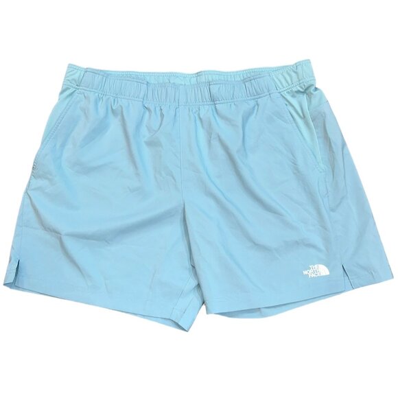 The North Face 24/7 Running Work Out 7" Shorts Reef Water Blue XXL Quick Dry - Picture 1 of 9